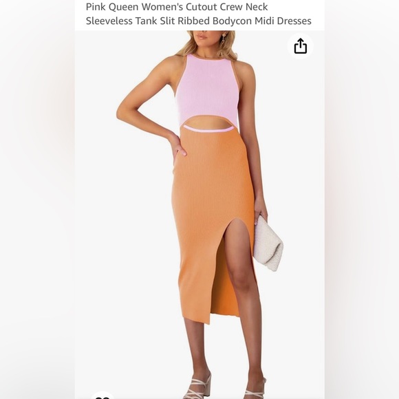 Cut Out Dress - Picture 1 of 10